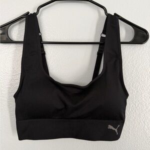 Puma Black Sports Bra Size M